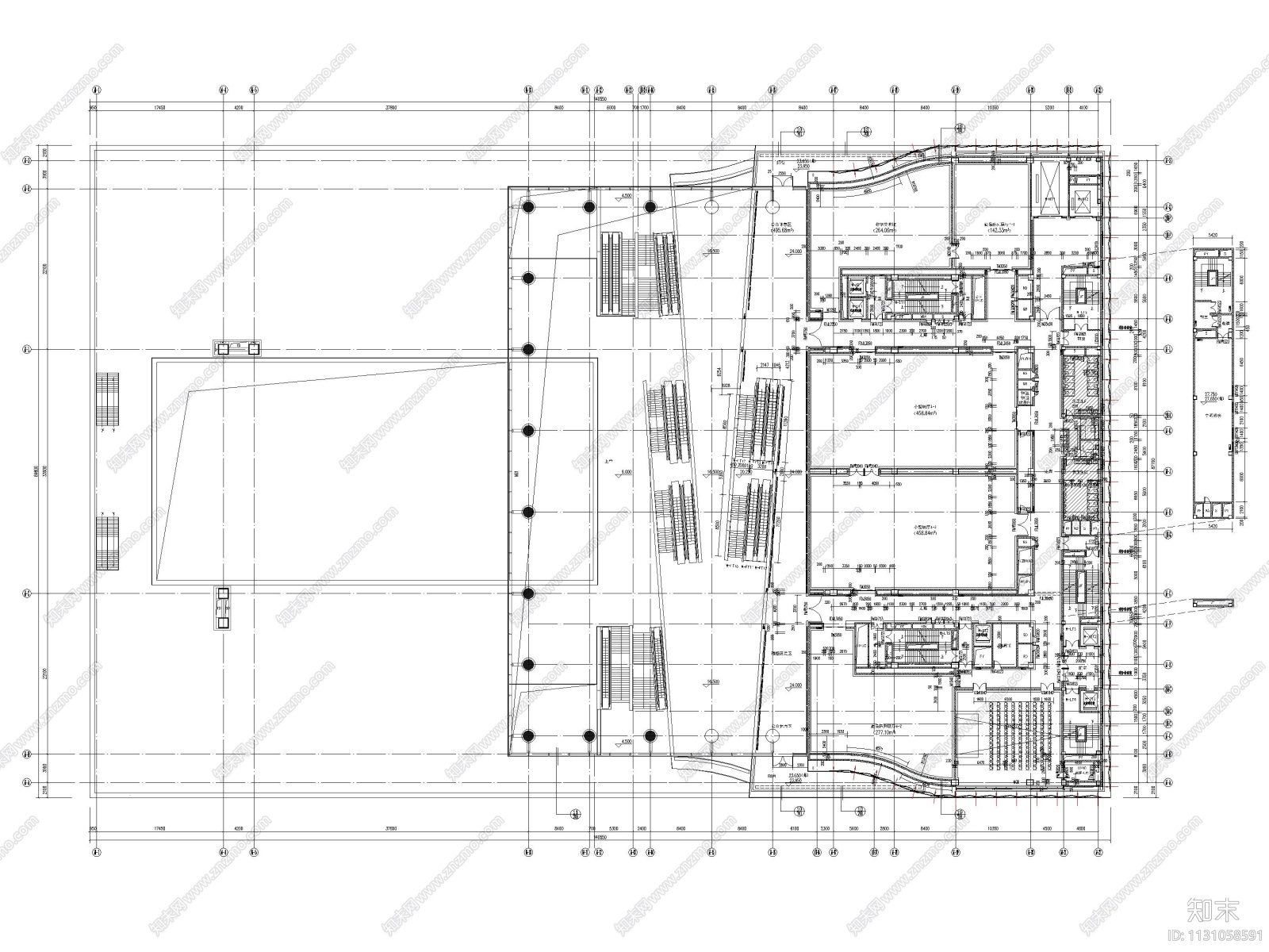 深圳美术馆+图书馆项目全套建筑施工图施工图下载【ID:1131058591】