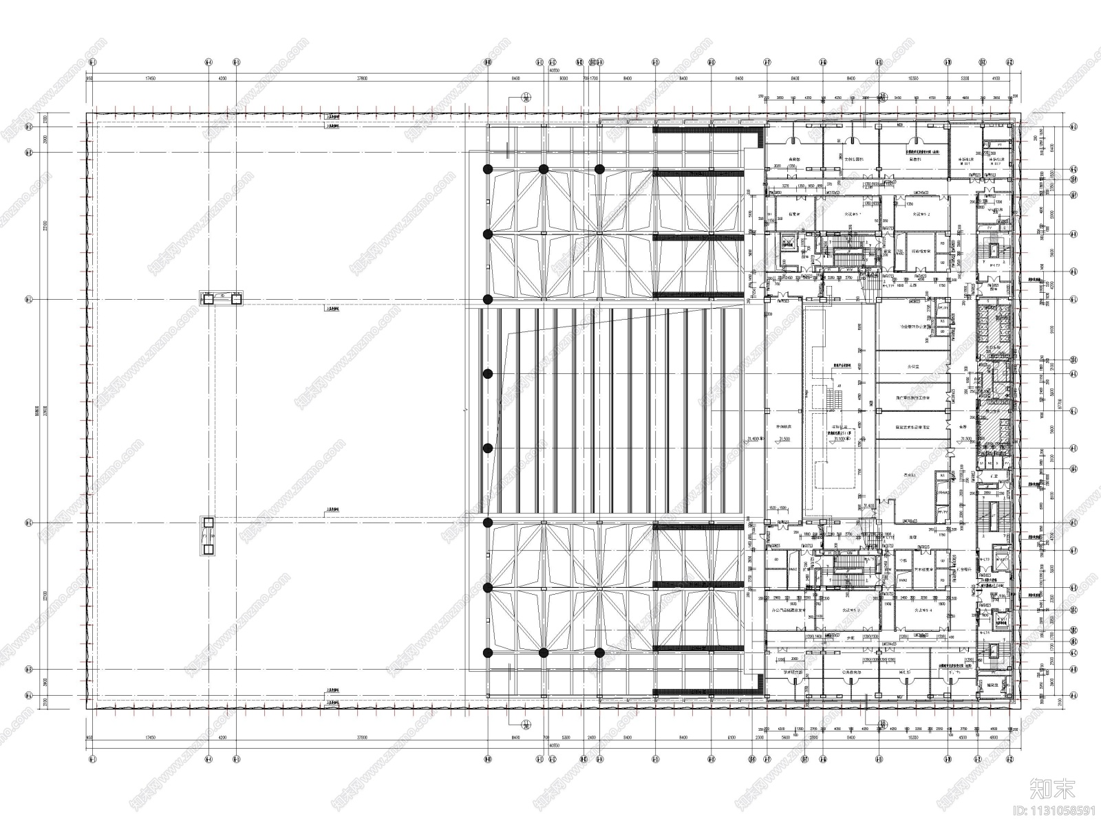 深圳美术馆+图书馆项目全套建筑施工图施工图下载【ID:1131058591】