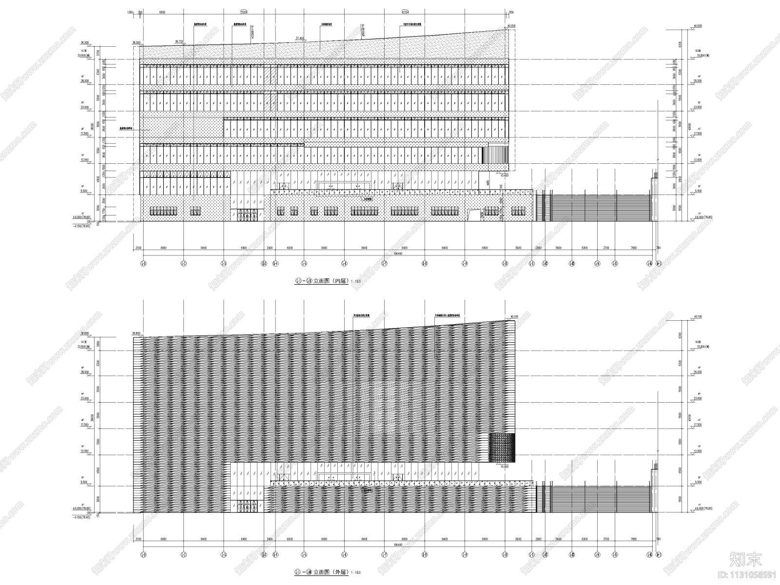 深圳美术馆+图书馆项目全套建筑施工图施工图下载【ID:1131058591】