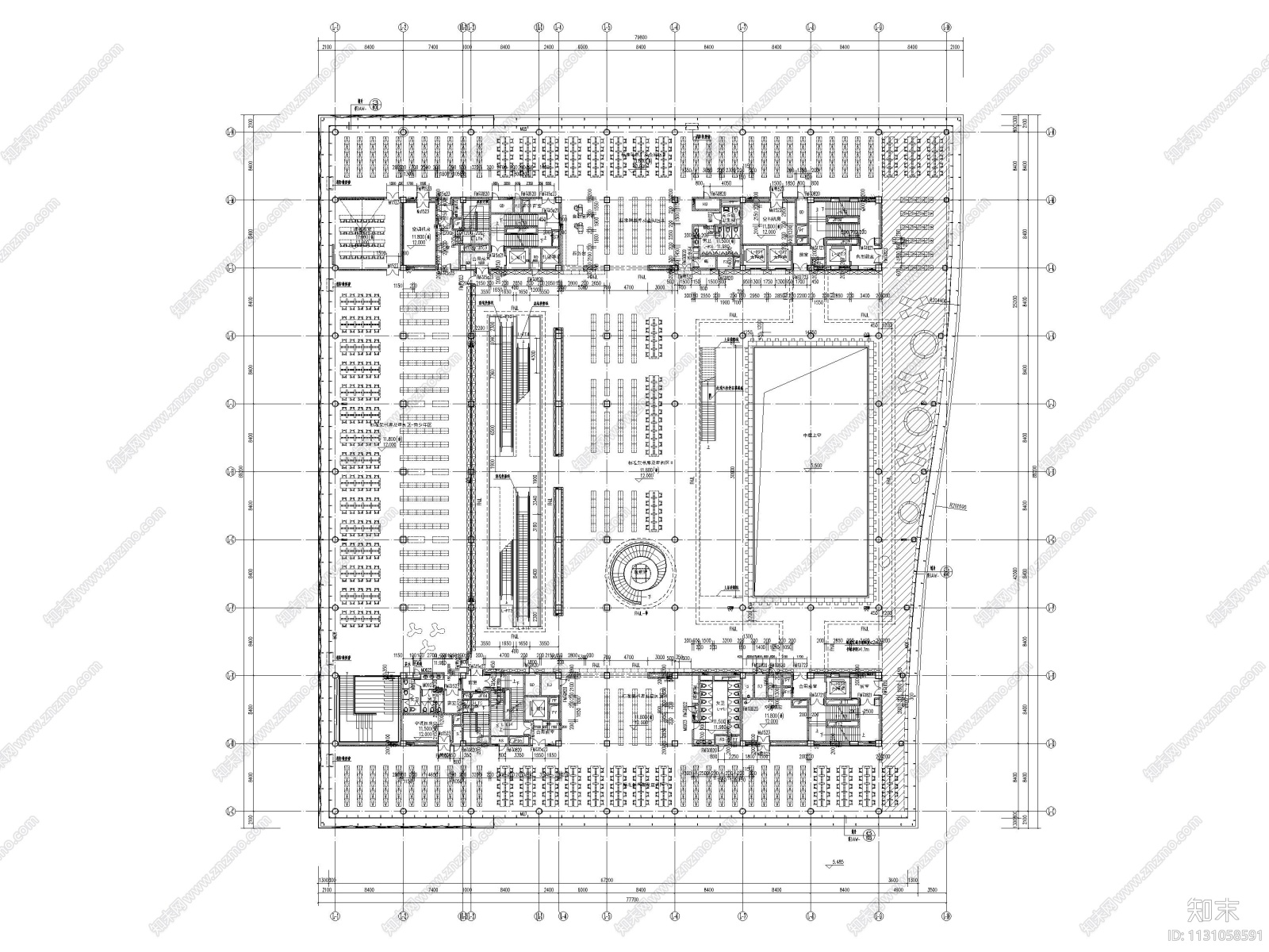 深圳美术馆+图书馆项目全套建筑施工图施工图下载【ID:1131058591】