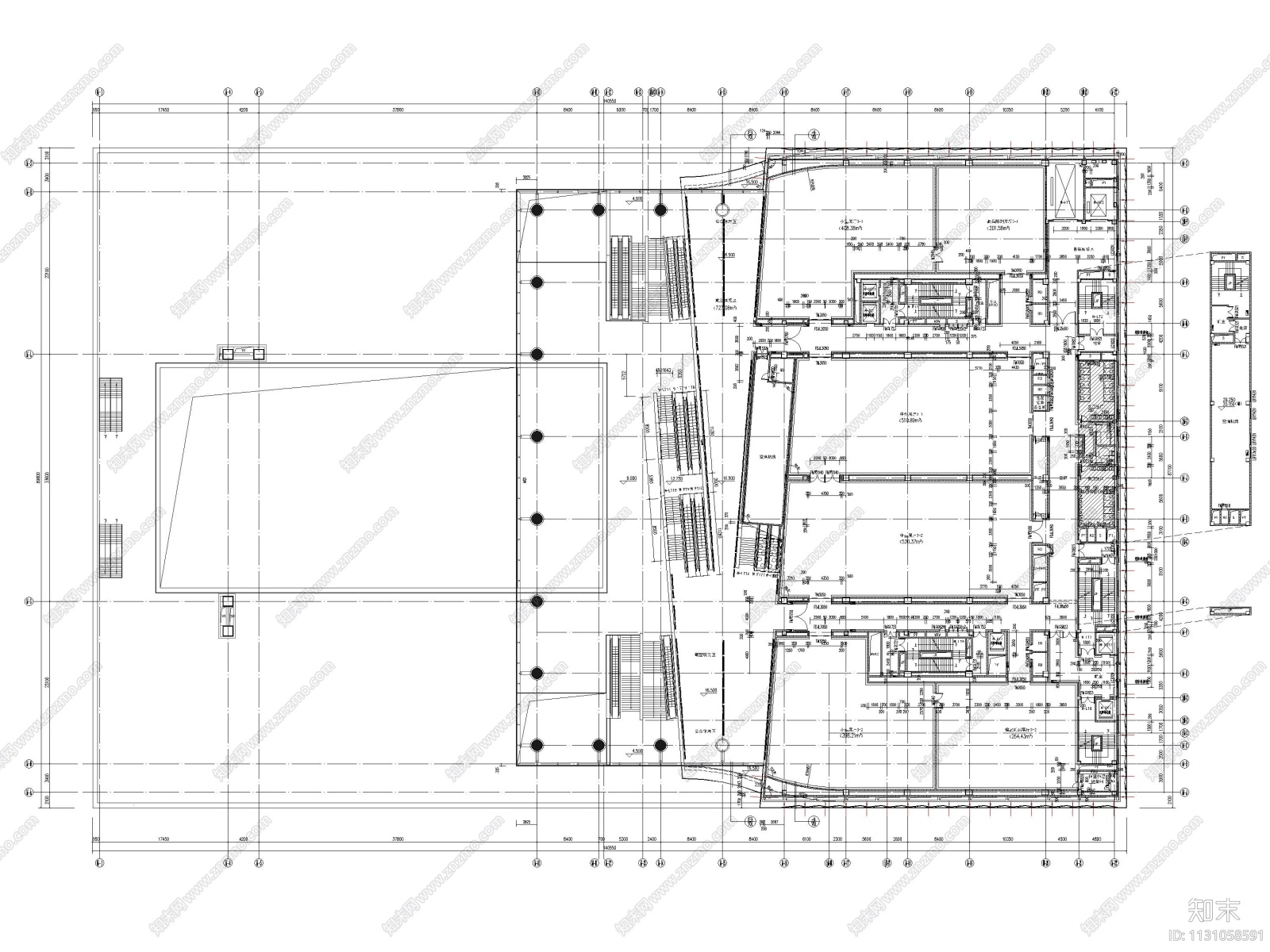 深圳美术馆+图书馆项目全套建筑施工图施工图下载【ID:1131058591】