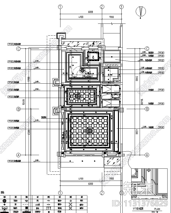 四川联排别墅样板间效果图+施工图CAD施工图下载【ID:1131376829】