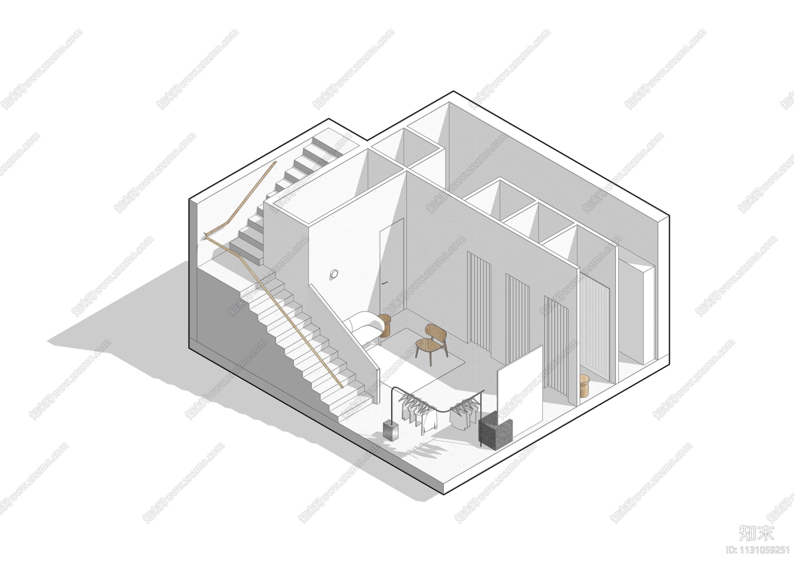 顶级设计公司-36套服装店设计案例参考cad施工图下载【ID:1131059251】