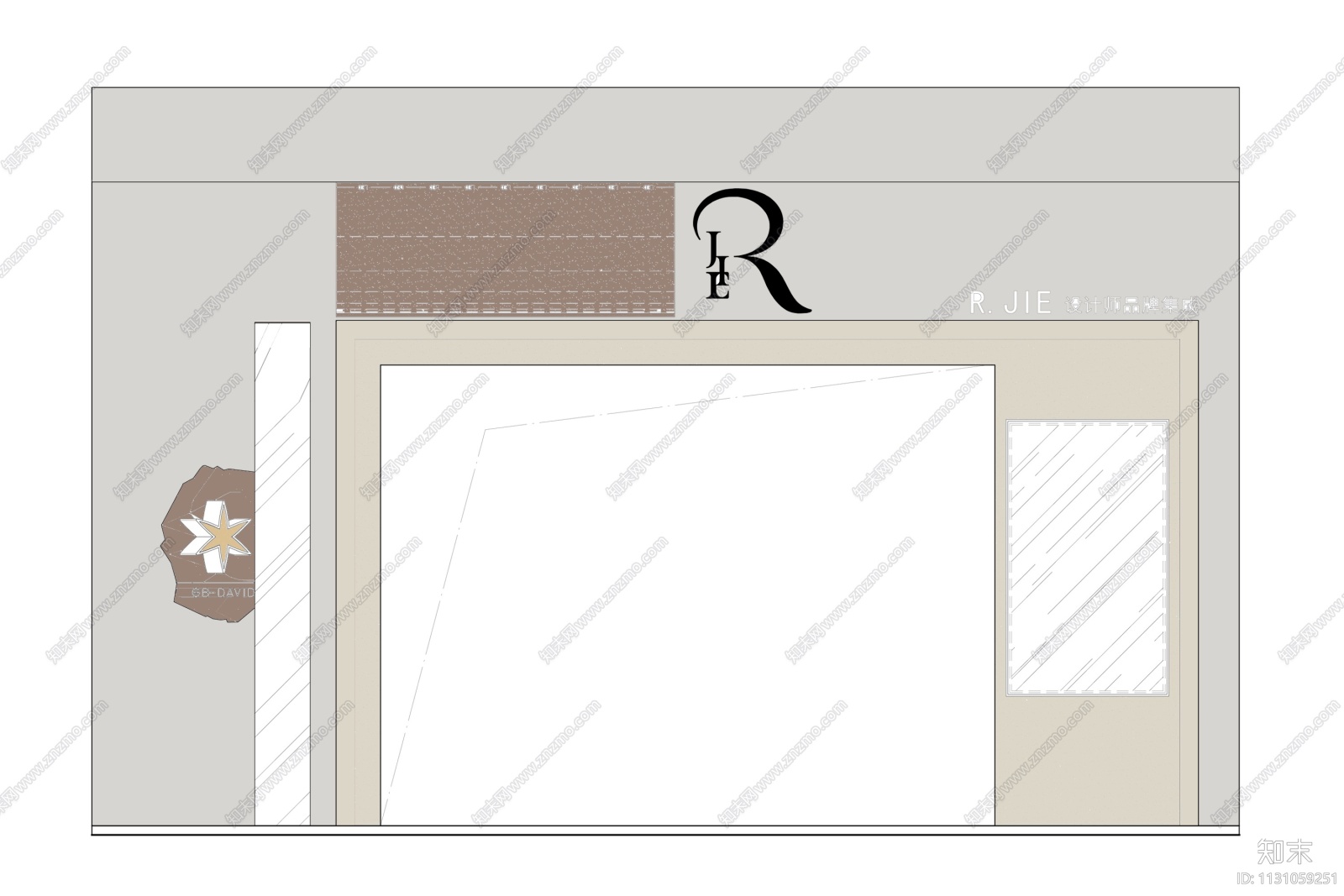 顶级设计公司-36套服装店设计案例参考cad施工图下载【ID:1131059251】