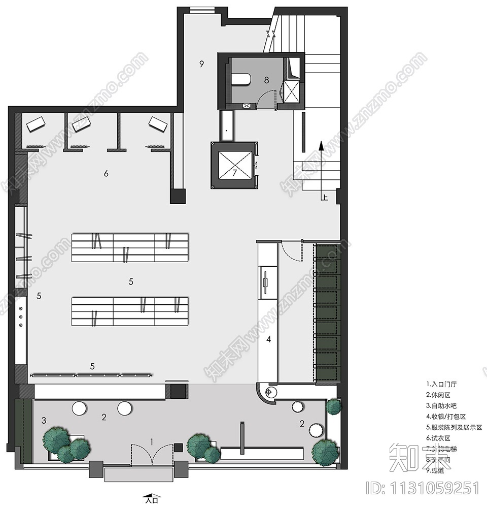 顶级设计公司-36套服装店设计案例参考cad施工图下载【ID:1131059251】