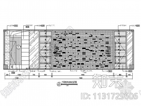 南京时尚铁板烧餐厅装修施工图（含效果）cad施工图下载【ID:1131729606】