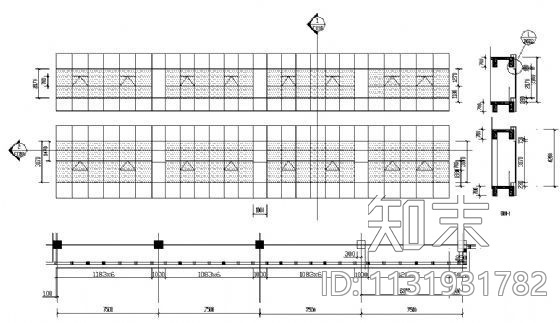 南京某综合办公楼幕墙施工图cad施工图下载【ID:1131931782】