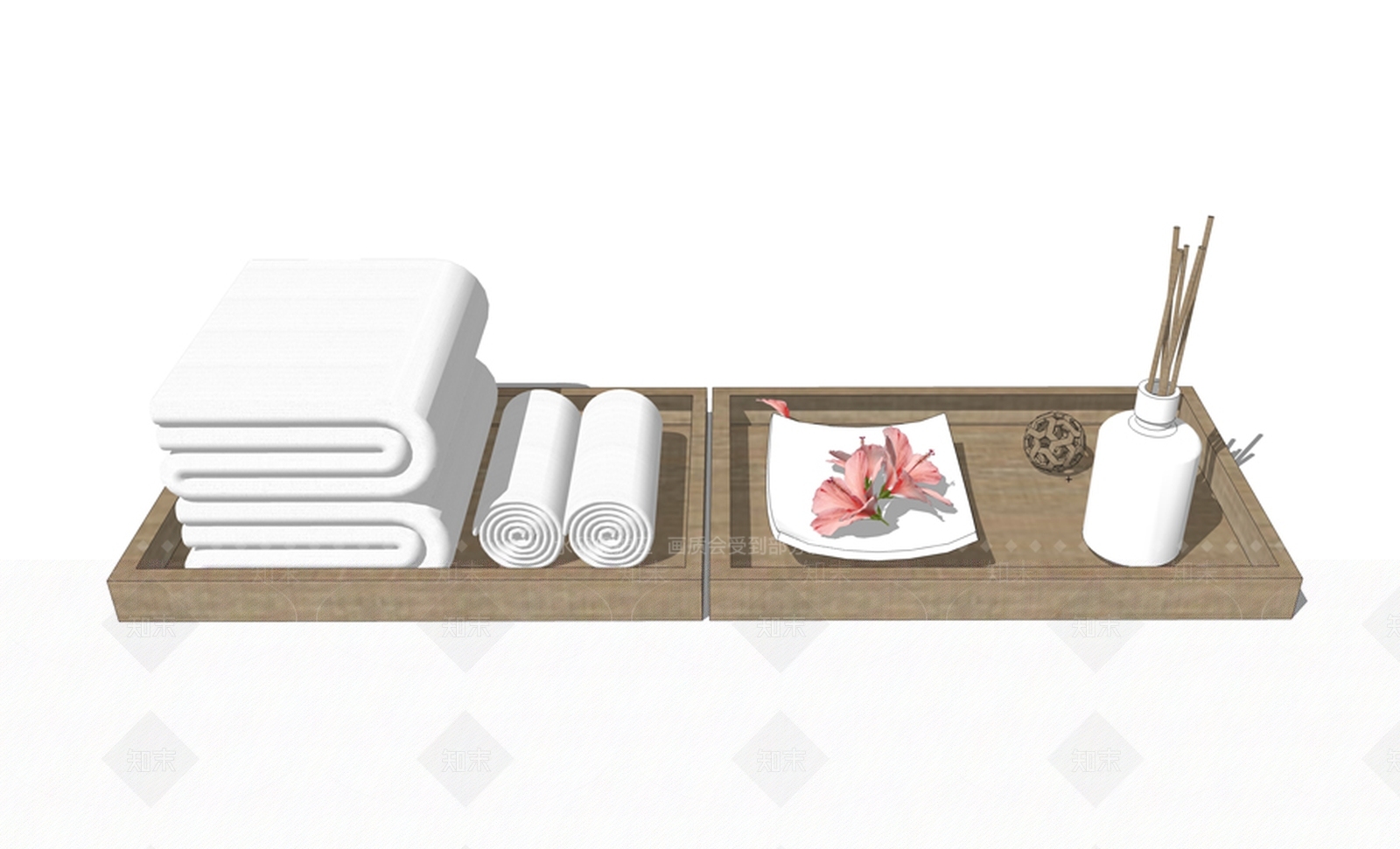 卫生间一用品SU模型下载【ID:735270839】