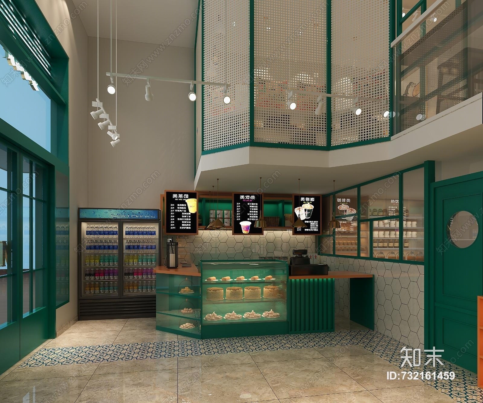 现代面包店精品3D模型下载【ID:732161459】