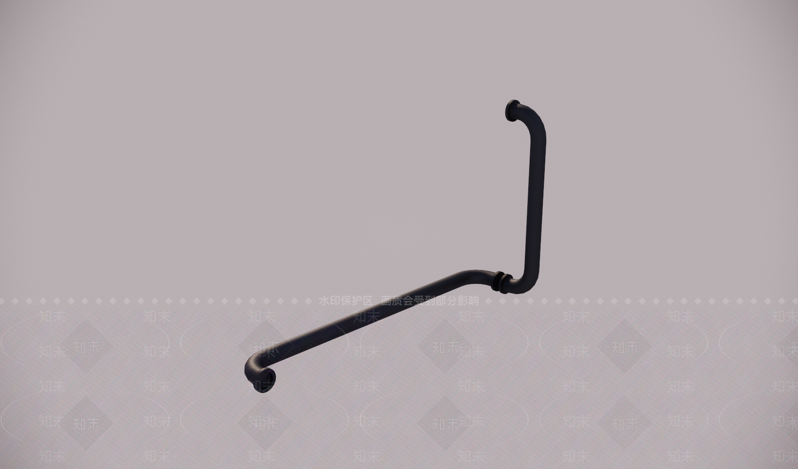 卫浴玻璃门金属把手钉子SU模型下载【ID:233031744】