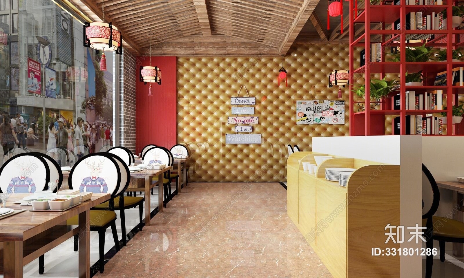 其它重庆工装火锅店3D模型下载【ID:331801286】