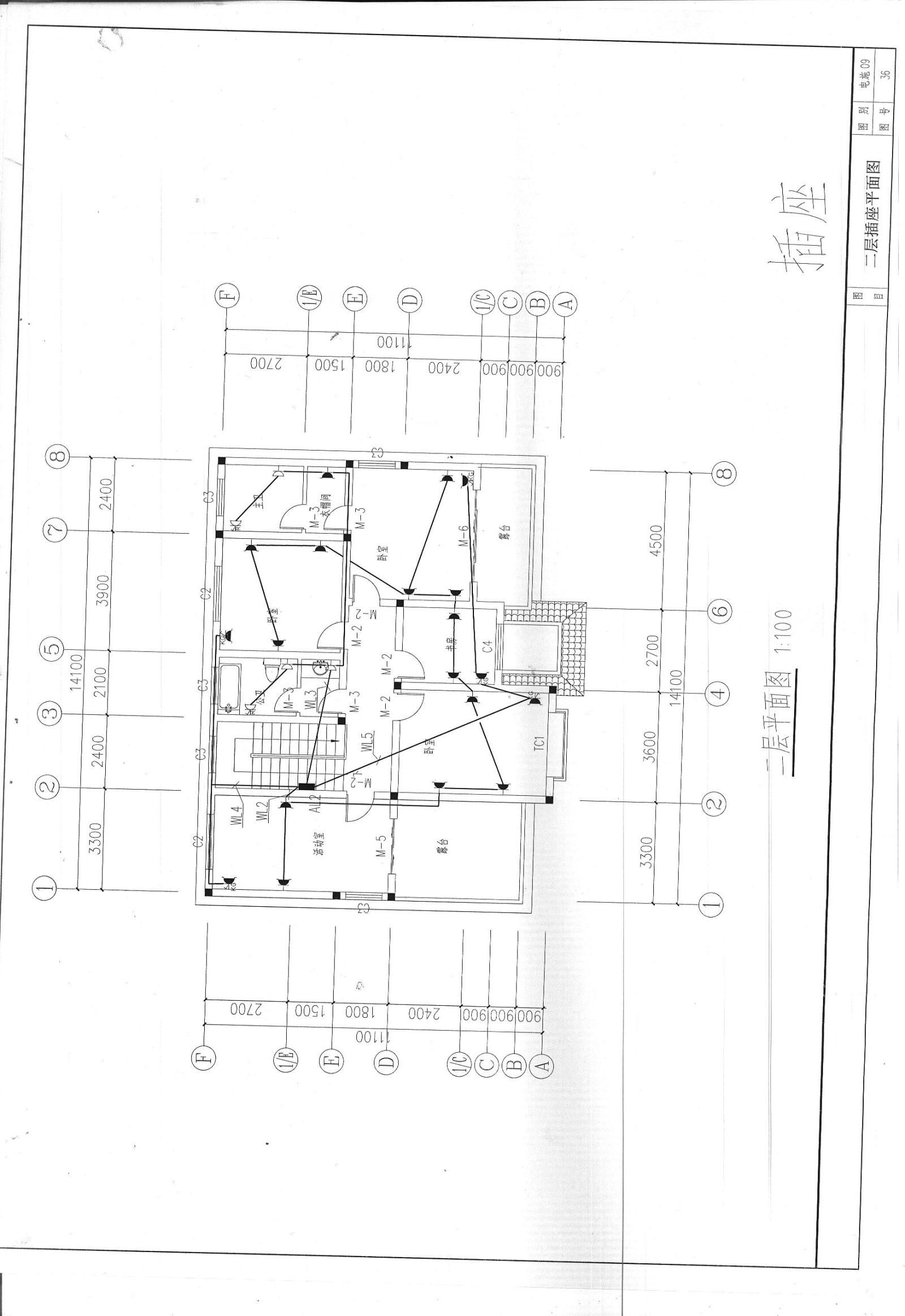 现代别墅大宅农村自建房建筑CAD施工图cad施工图下载【ID:531003475】