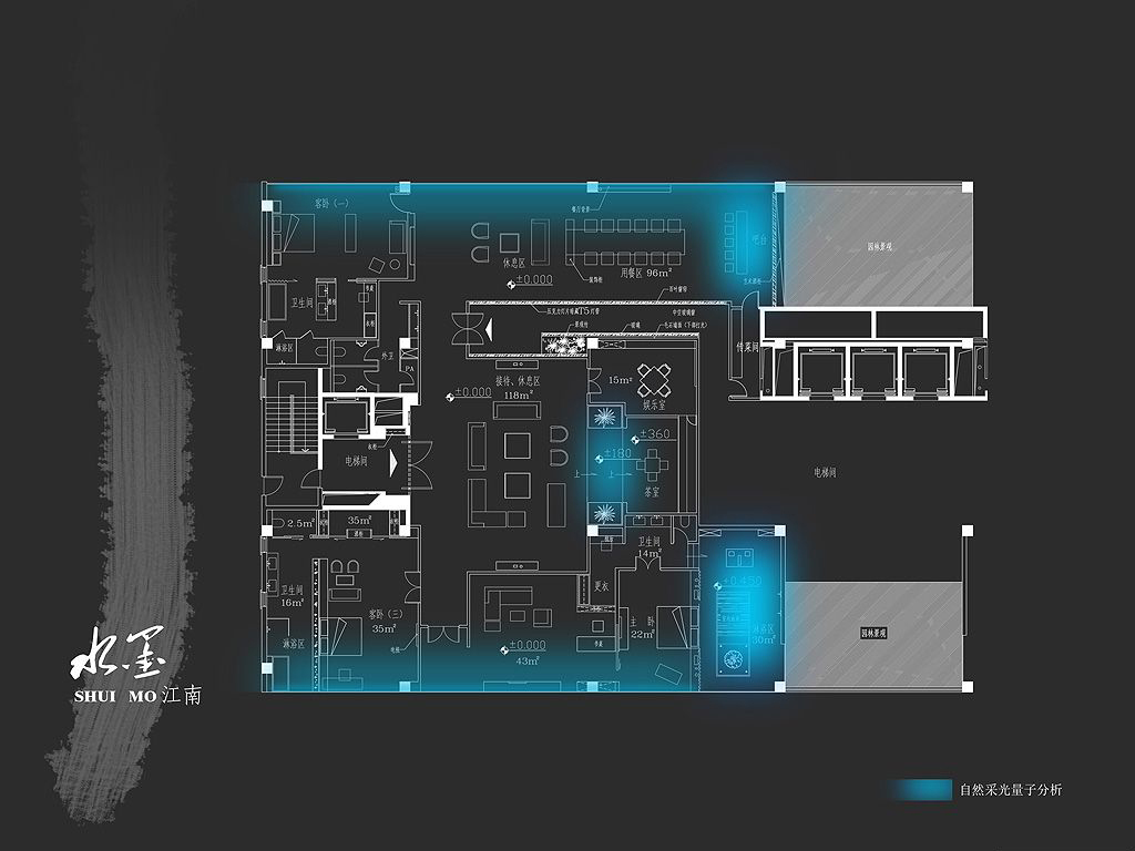 新中式东仓建设(张星)水墨江南套房效果施工图cad施工图下载【ID:532208771】