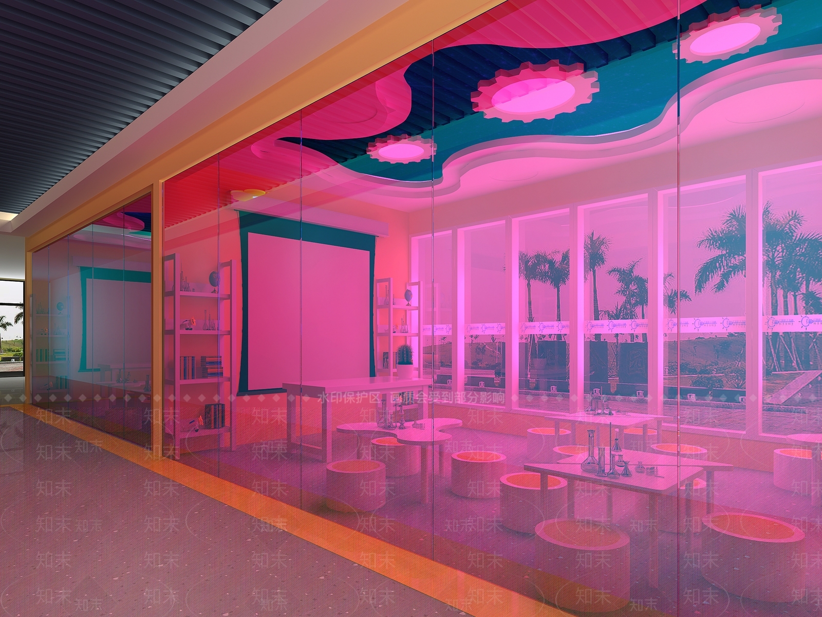 现代科技实验室3D模型下载【ID:232548684】