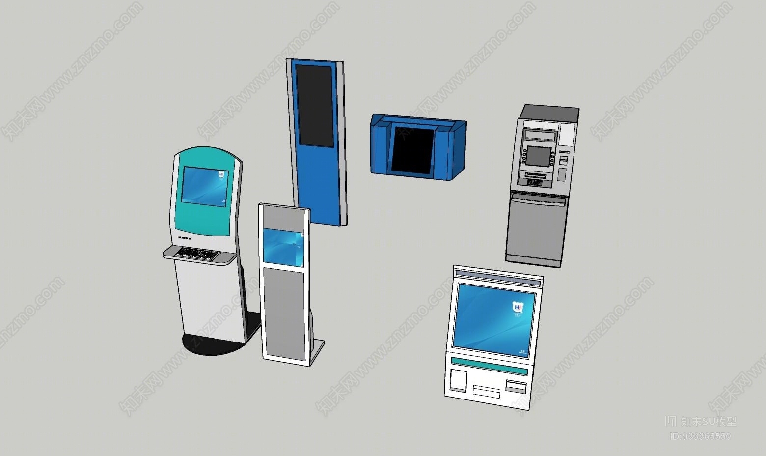 ATM取款机SU模型下载【ID:933365550】