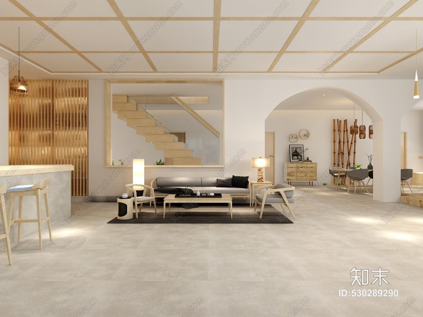 民宿休闲区3D模型下载【ID:530289290】